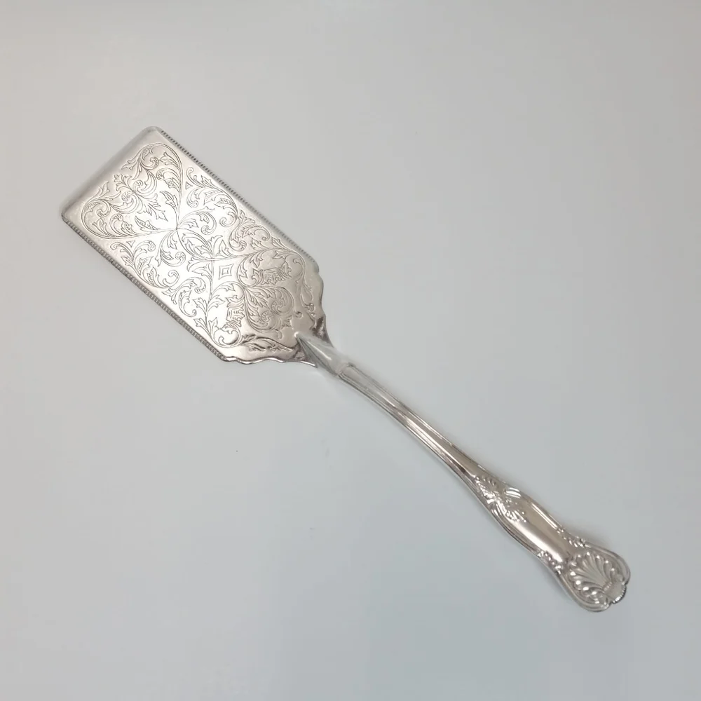 Sheffield Silver Kings pattern cake lasagna spatula server Italy